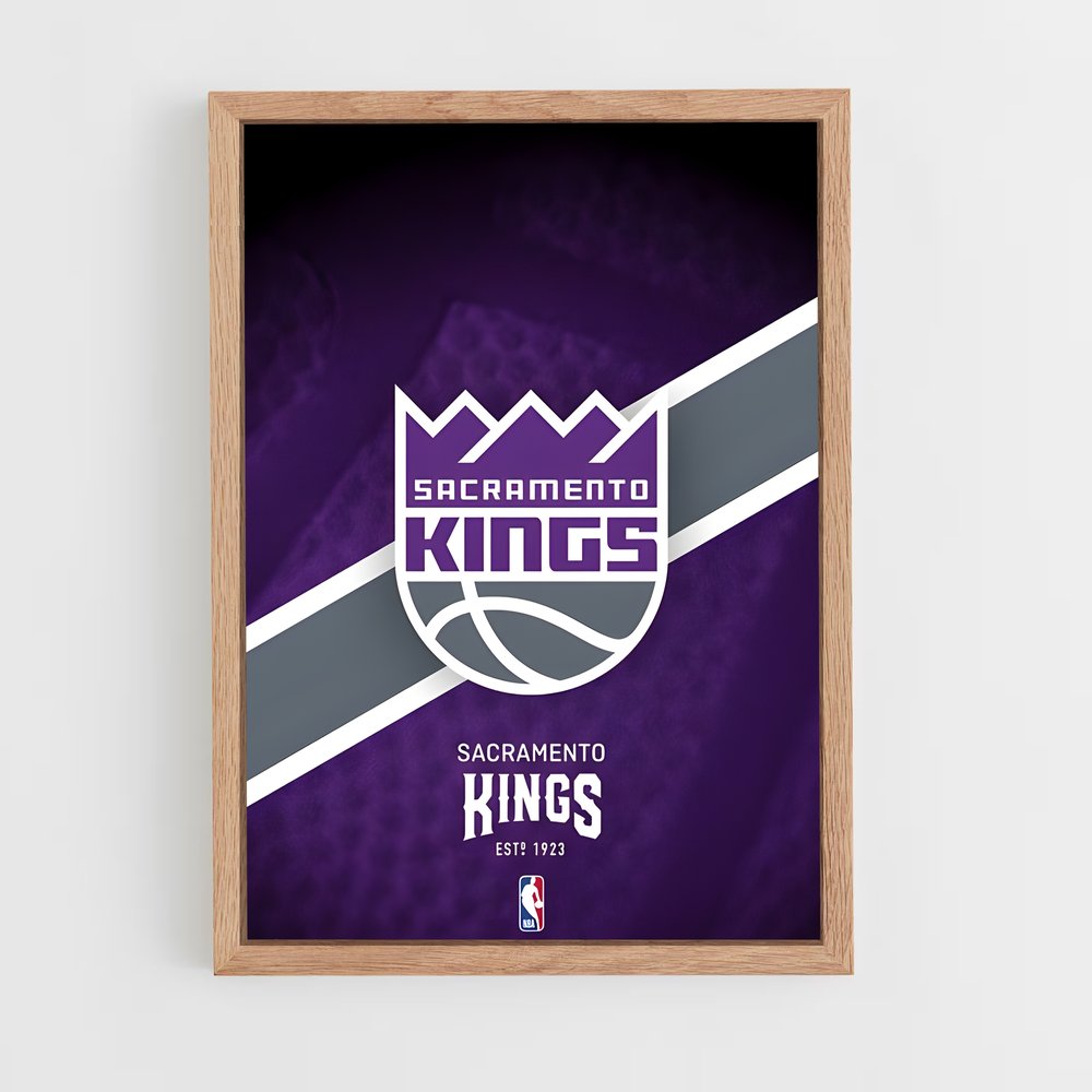 Poster Sacramento de kings – affiche Basketball (vue 4)